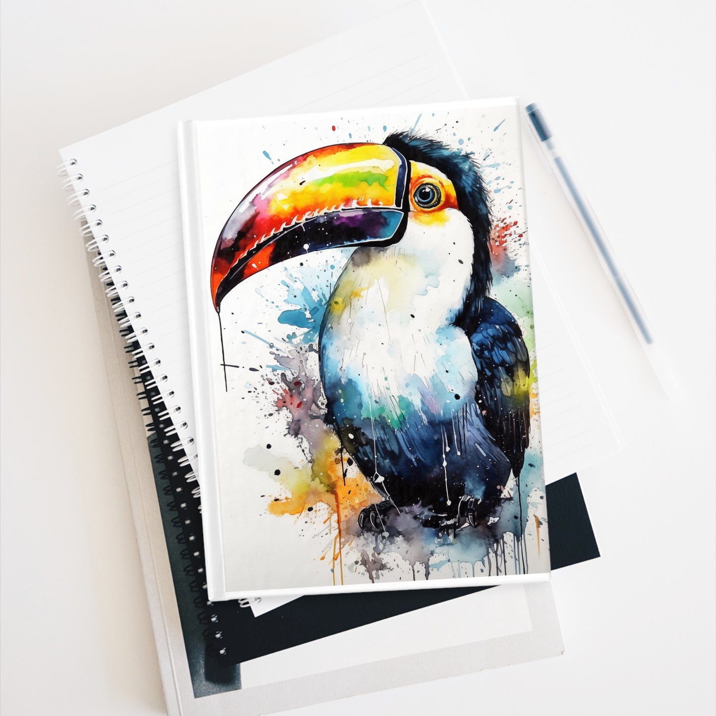 Watercolor Toucan - Journal