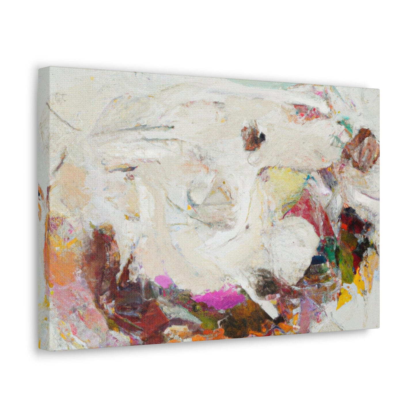 Joyful Johanna of the Palette. - Canvas