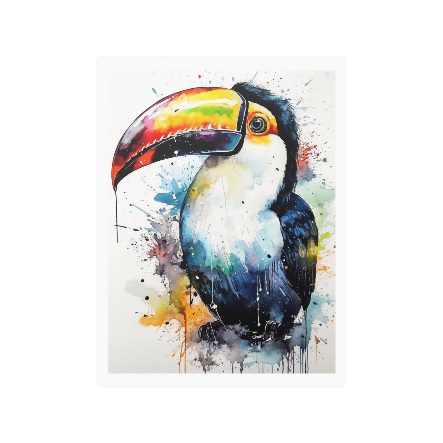 Watercolor Toucan - Poster