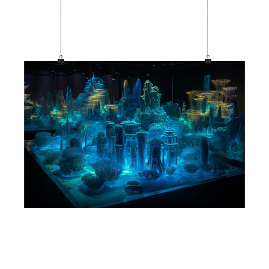 AquaticBioLightsCity - Poster