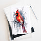 Cardinal Watercolor - Journal